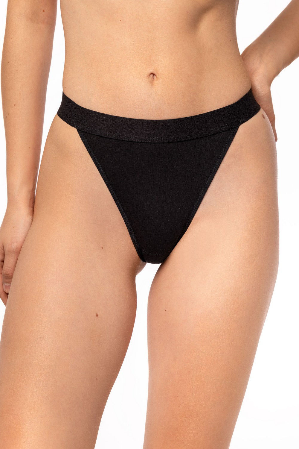 Бавовняні трусики танга 6246 black