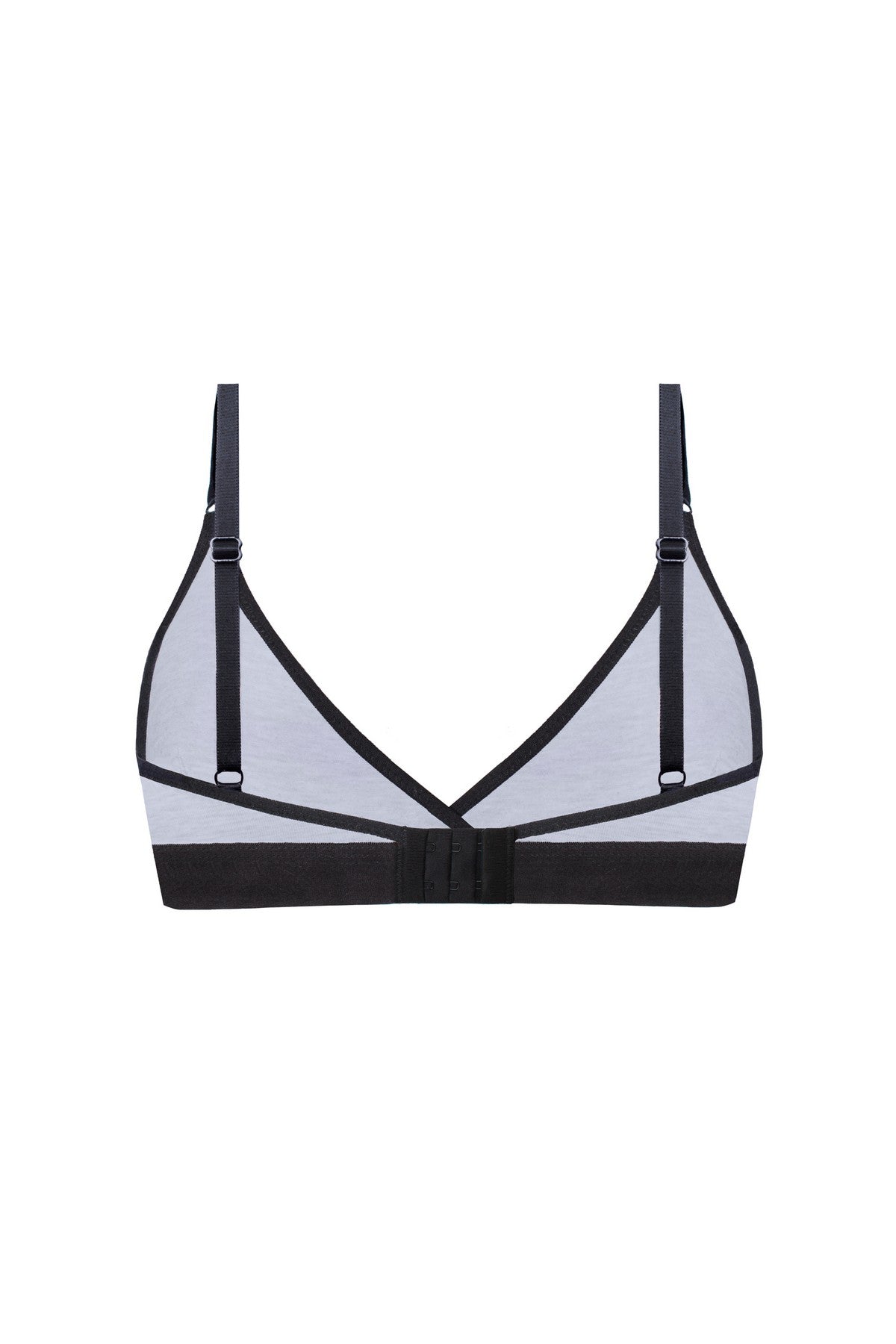 Хлопковый бралет без косточек Lily 5226.7 gray melange