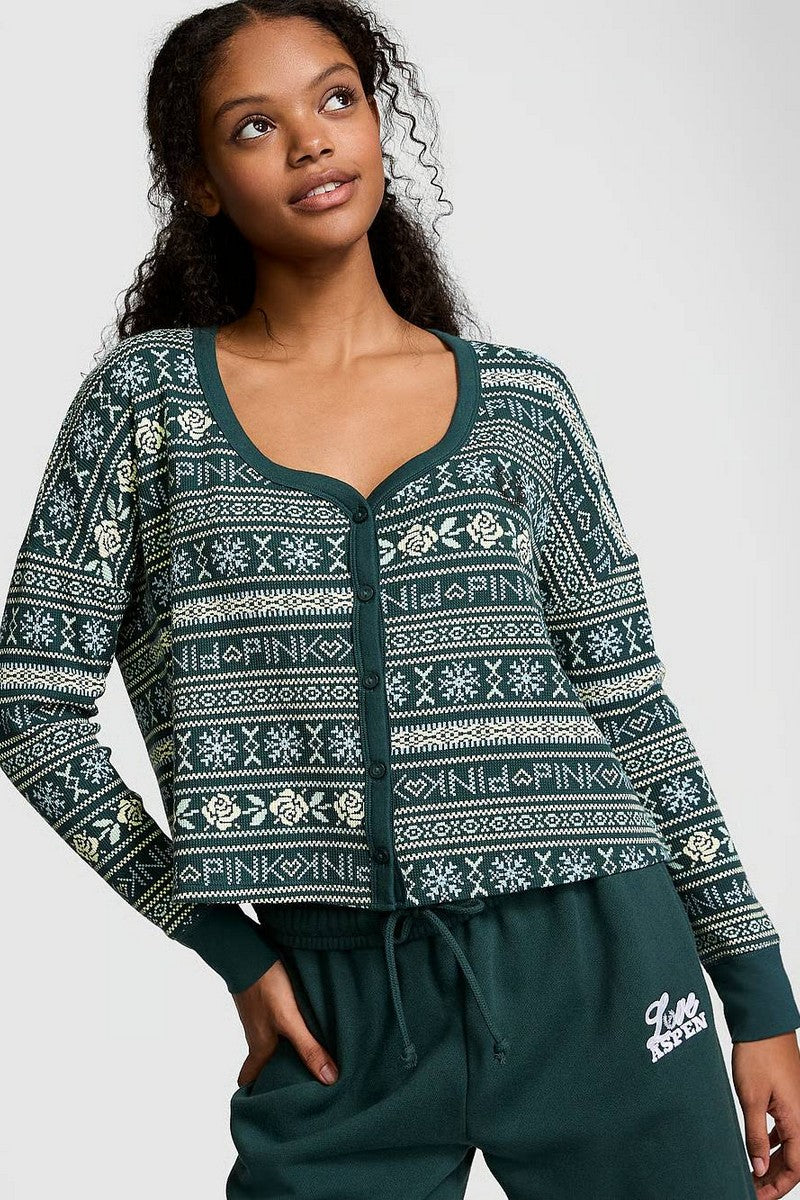 Домашний термокардиган 521759457 green