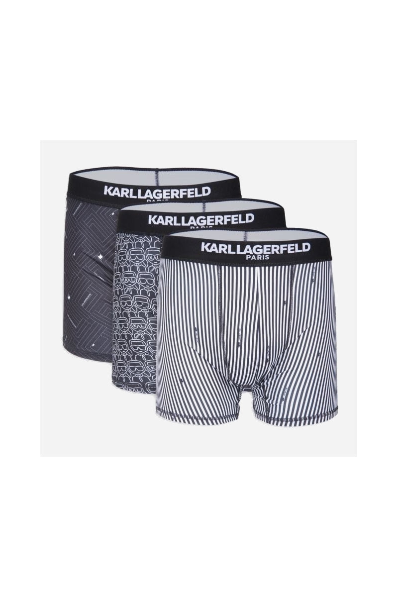 Мужские трусы шорты с принтом 949983817 (3 шт.) black