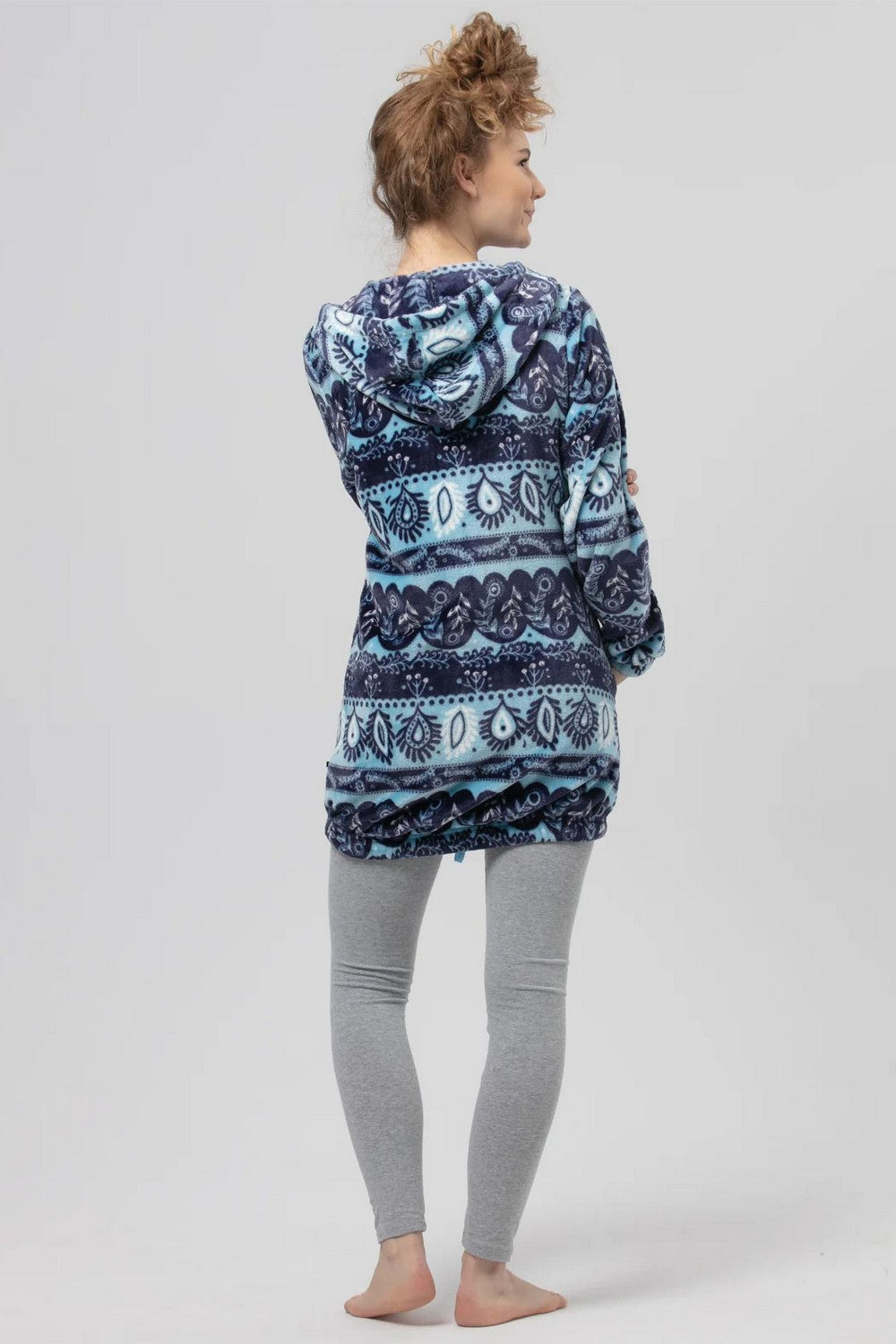 Флисовая кофта на молнии LHB 894 B24 blue