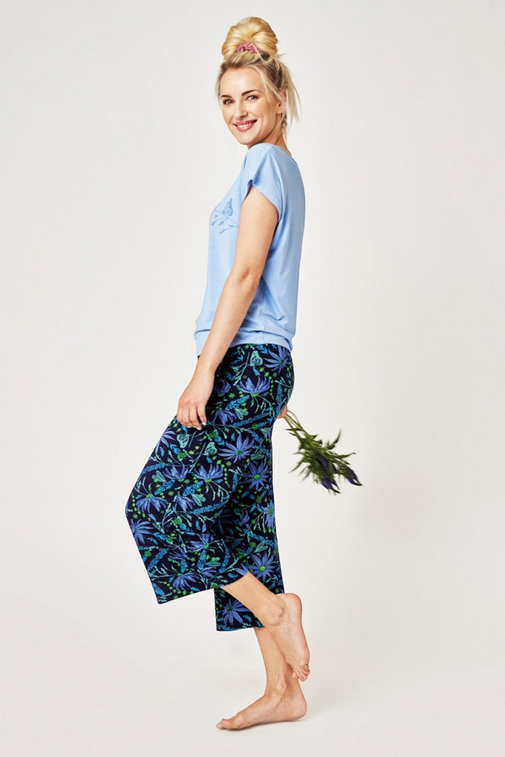 Пижама с цветочным принтом LNS 538 A24 multicolor