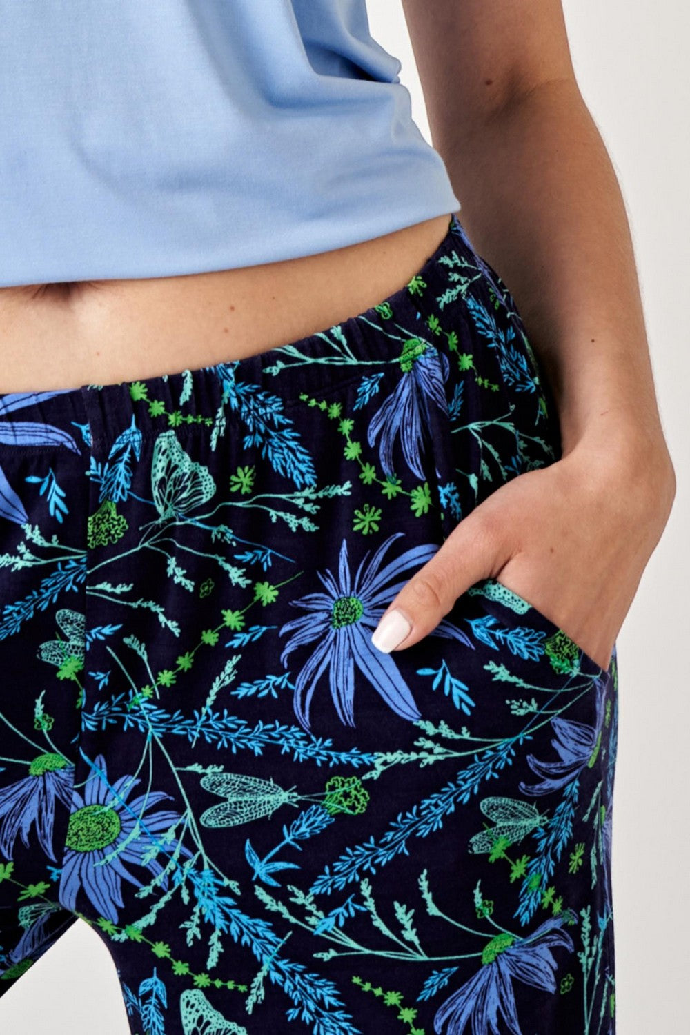 Пижама с цветочным принтом LNS 538 A24 multicolor