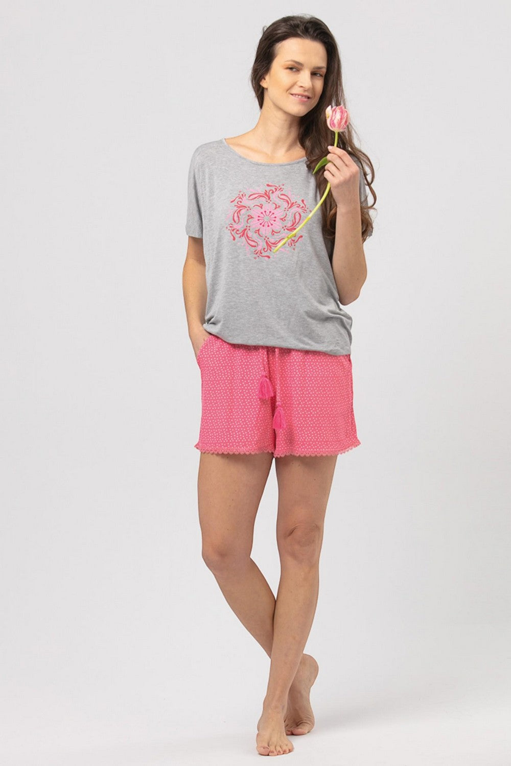 Пижама из вискозы LNS 562 A24 multicolor