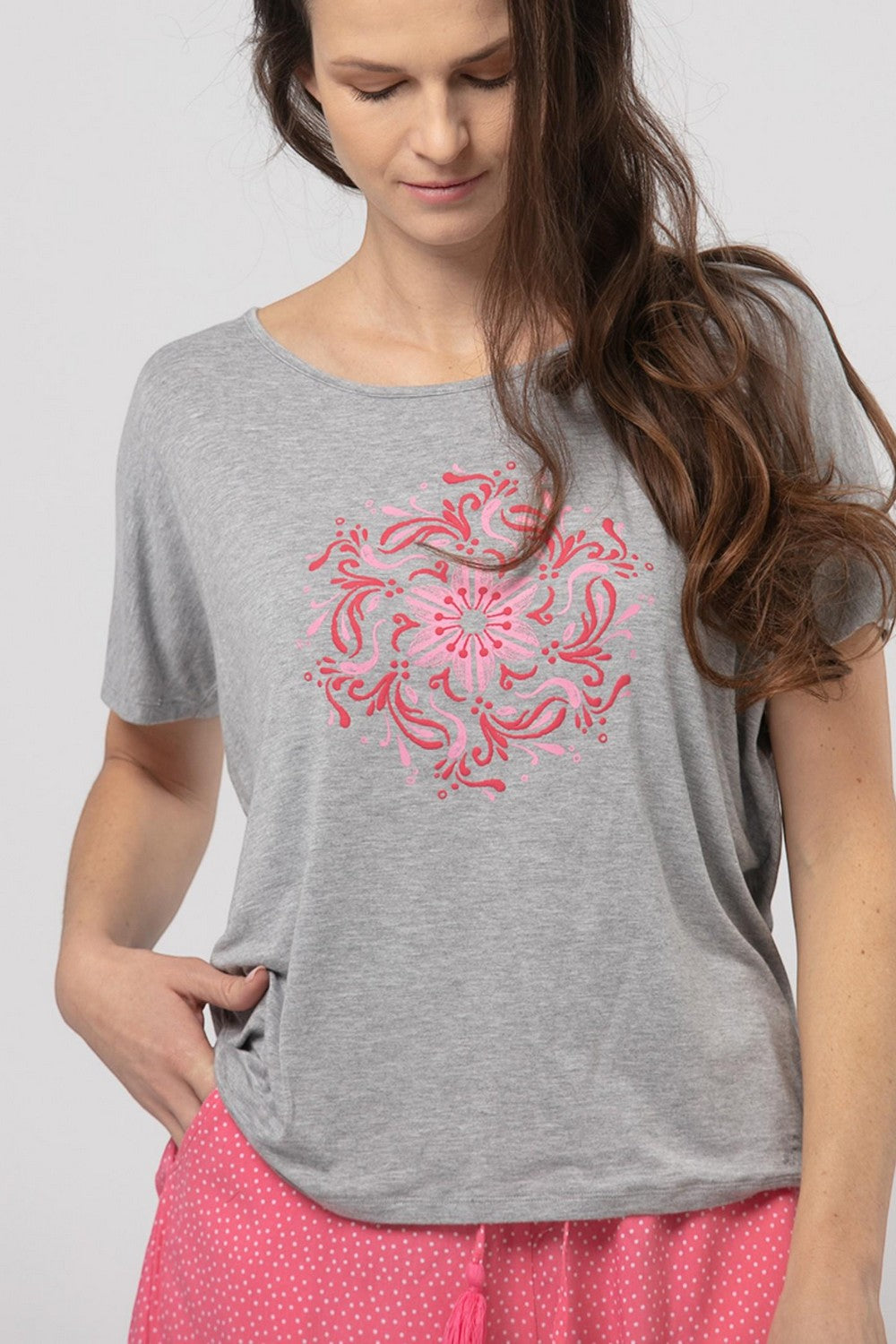 Пижама из вискозы LNS 562 A24 multicolor