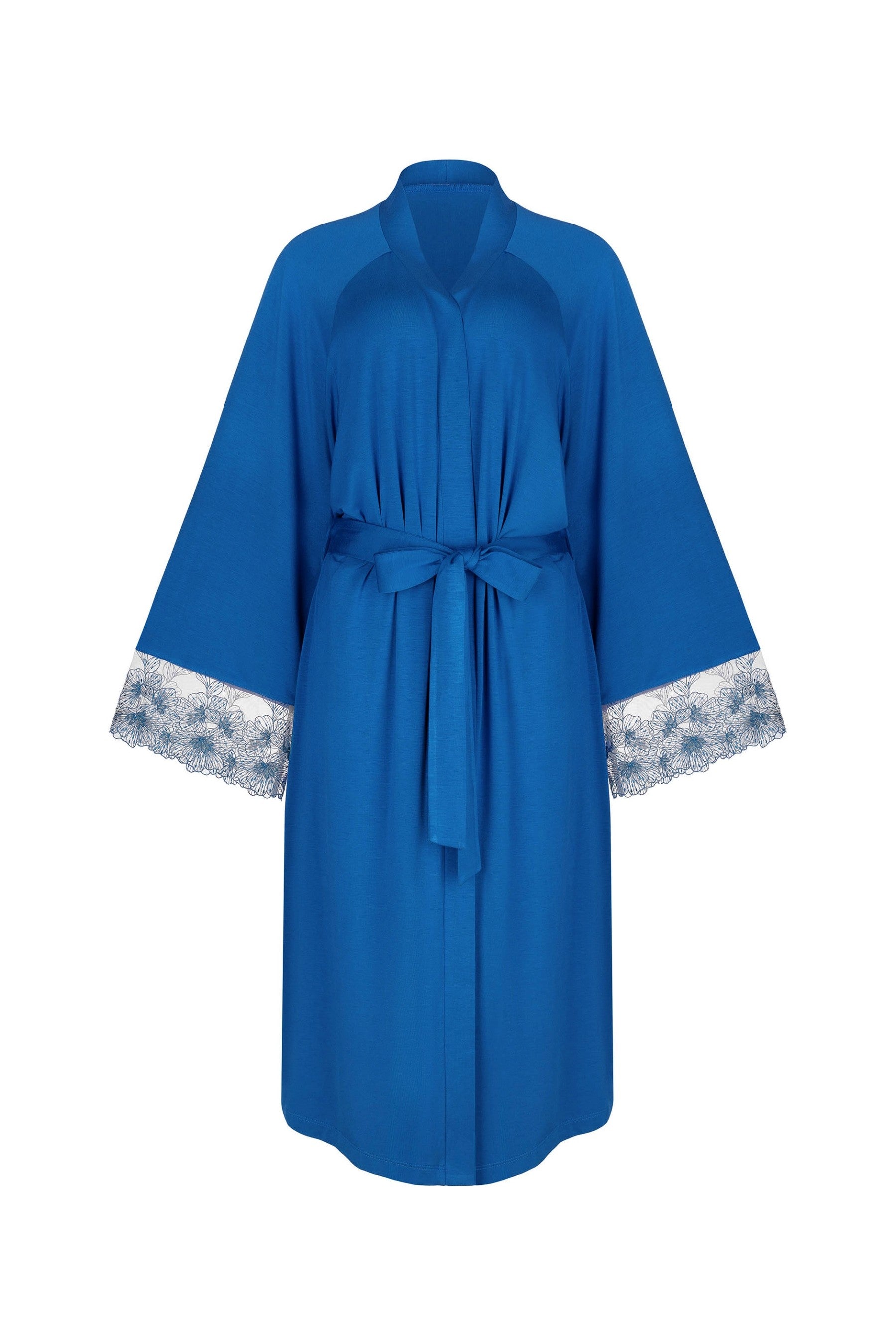 Халат из модала 811-6759 blue