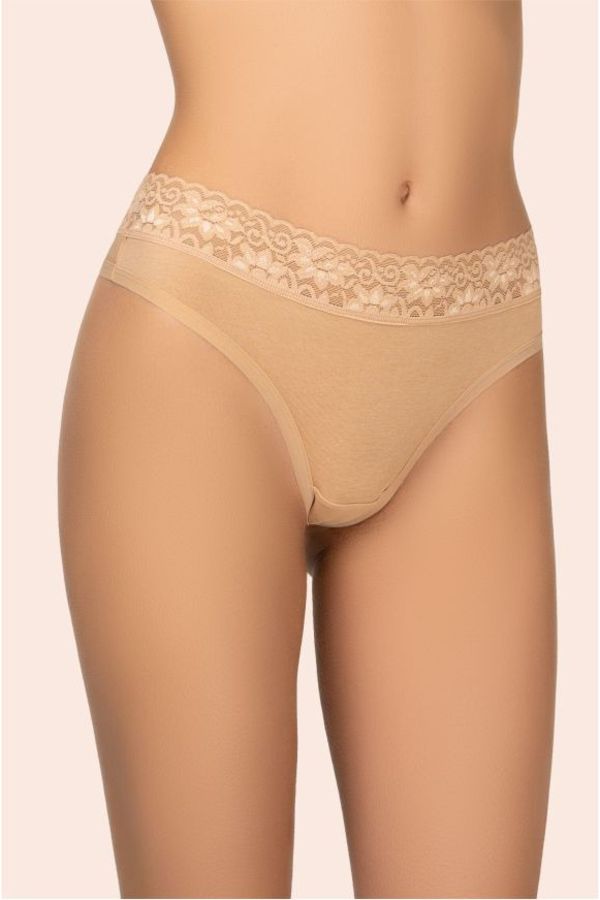 Хлопковые трусики стринг 151 C Cotton (2 шт.) beige