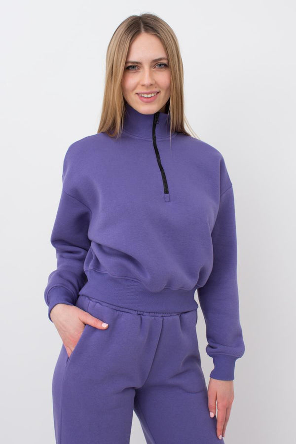 Свитшот на молнии Sport Style 4416/170 UP-0000217 plum