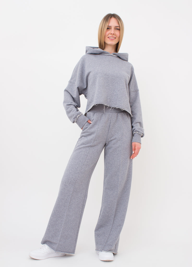 Худи с капюшоном Street Style 4418/160 UP-00002157 grey melange