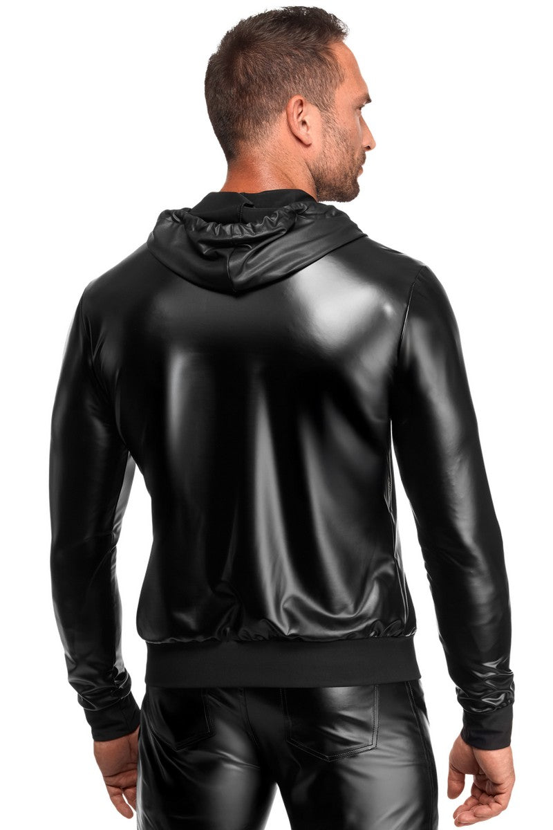 Толстовка чоловіча H086 Vexen hooded jacket Noir Handmade