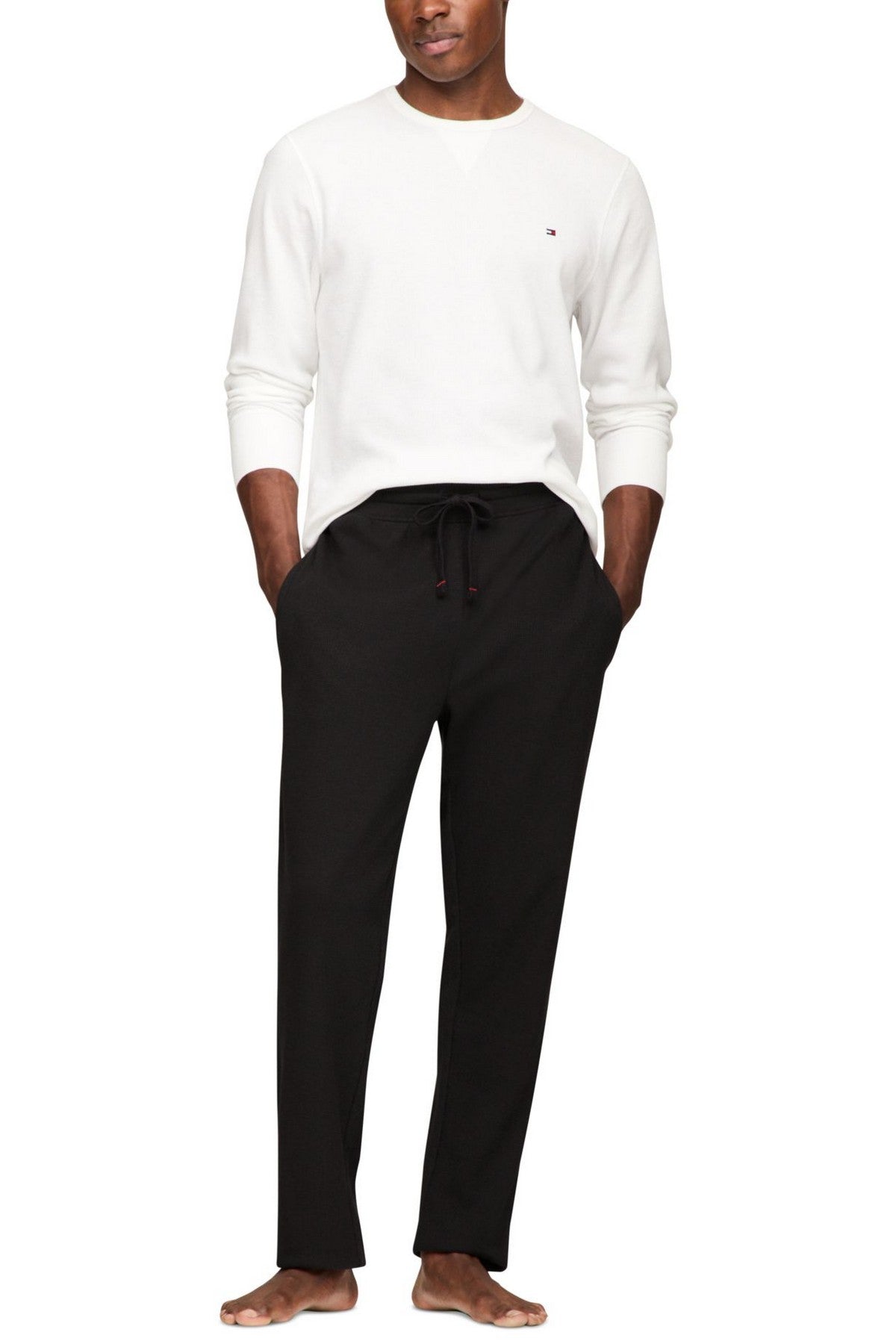 Чоловічий домашній лонгслів 838193202 white Tommy Hilfiger
