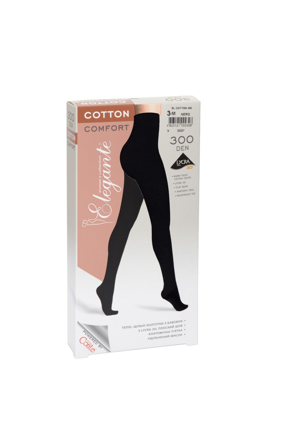 Бавовняні колготки Elegan Cotton 300d Conte