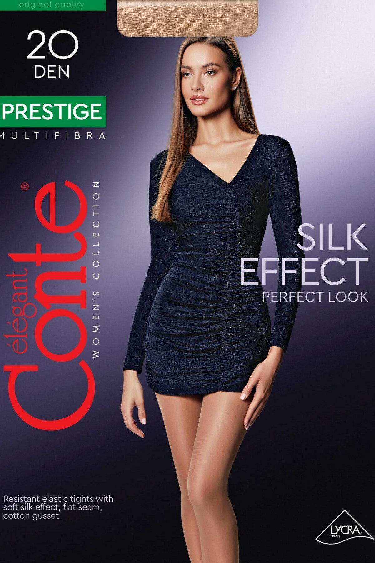 Колготки без шортиків Prestige 20d Conte