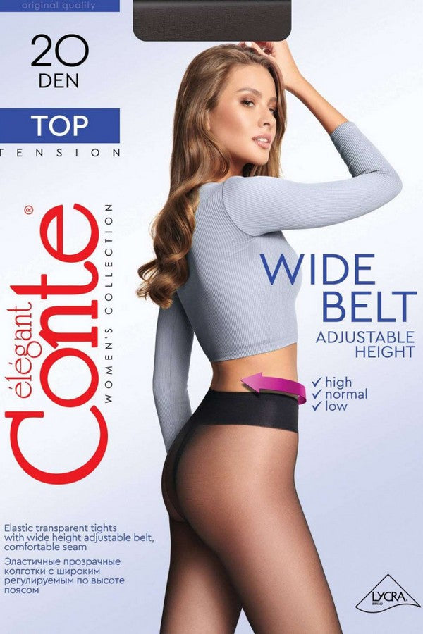 Колготки із регульованим поясом Top 20d Conte