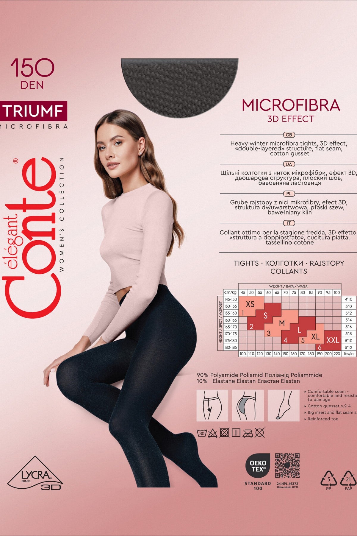 Колготки із мікрофібри Triumf 150d Conte