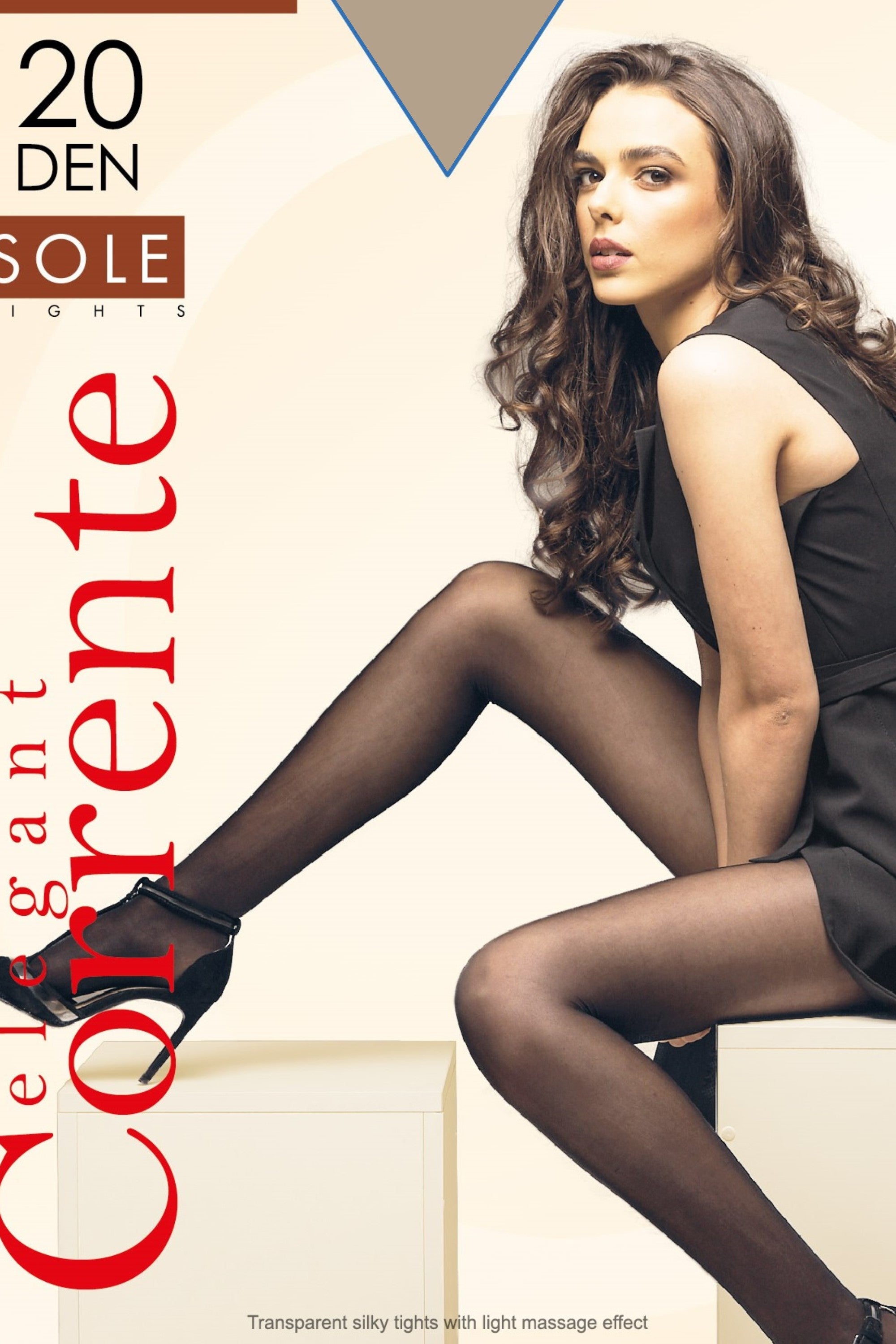 Колготки с шортиками Corrente Sole 20d