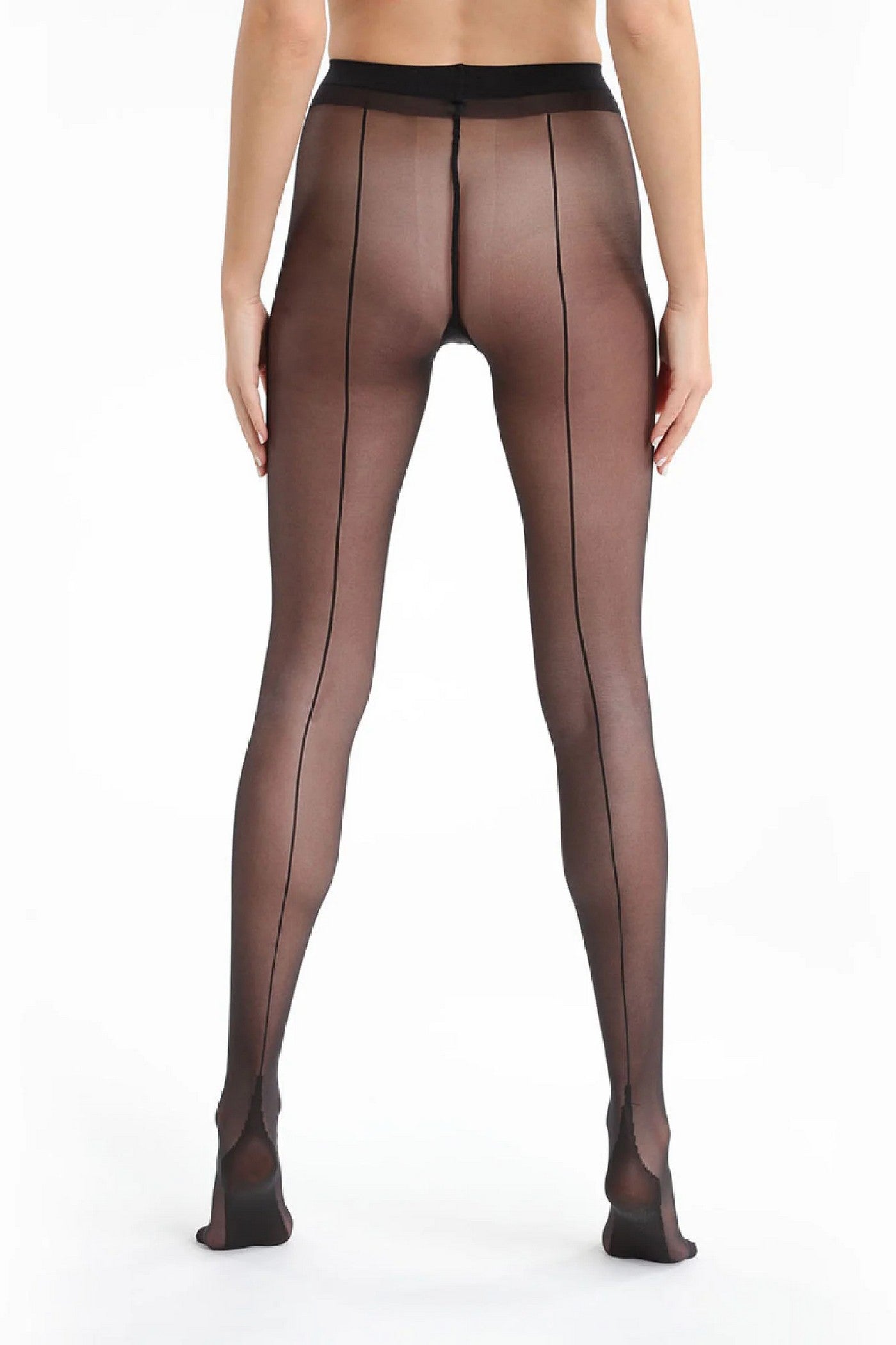 Тонкие колготки со швом 1061 Signature Couture 20d