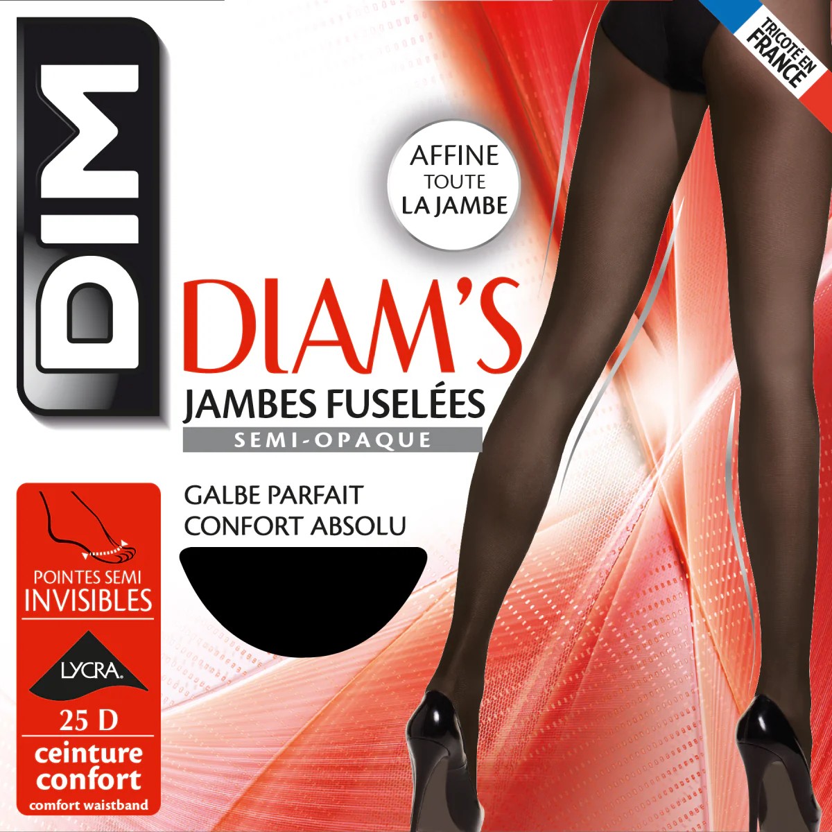 Тонкие моделирующие колготки 1142 Diam's Jambes fuselees 25d