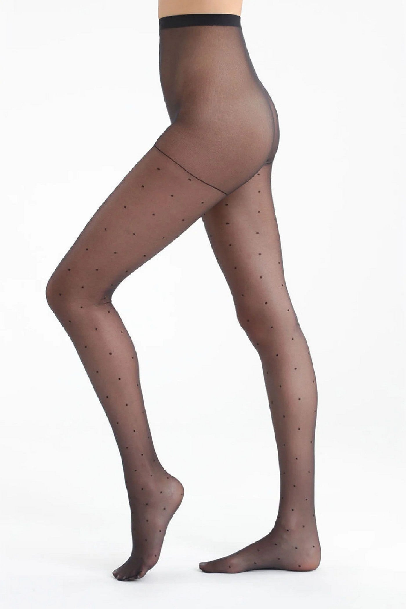 Модные колготки в горошек 1229 Madame so Chic 15d