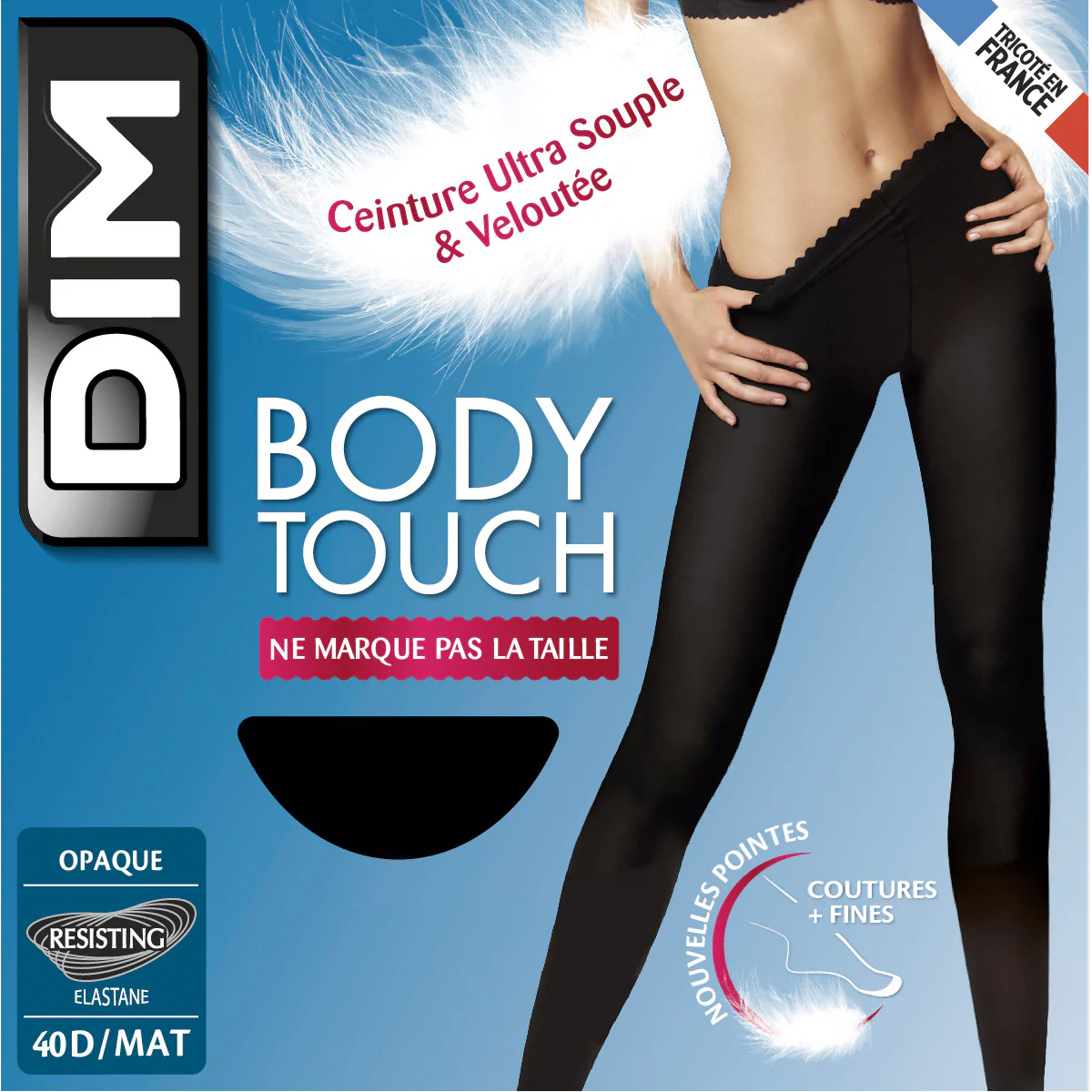 Матові колготки без шортиків 1790 Body Touch Opaque 40d