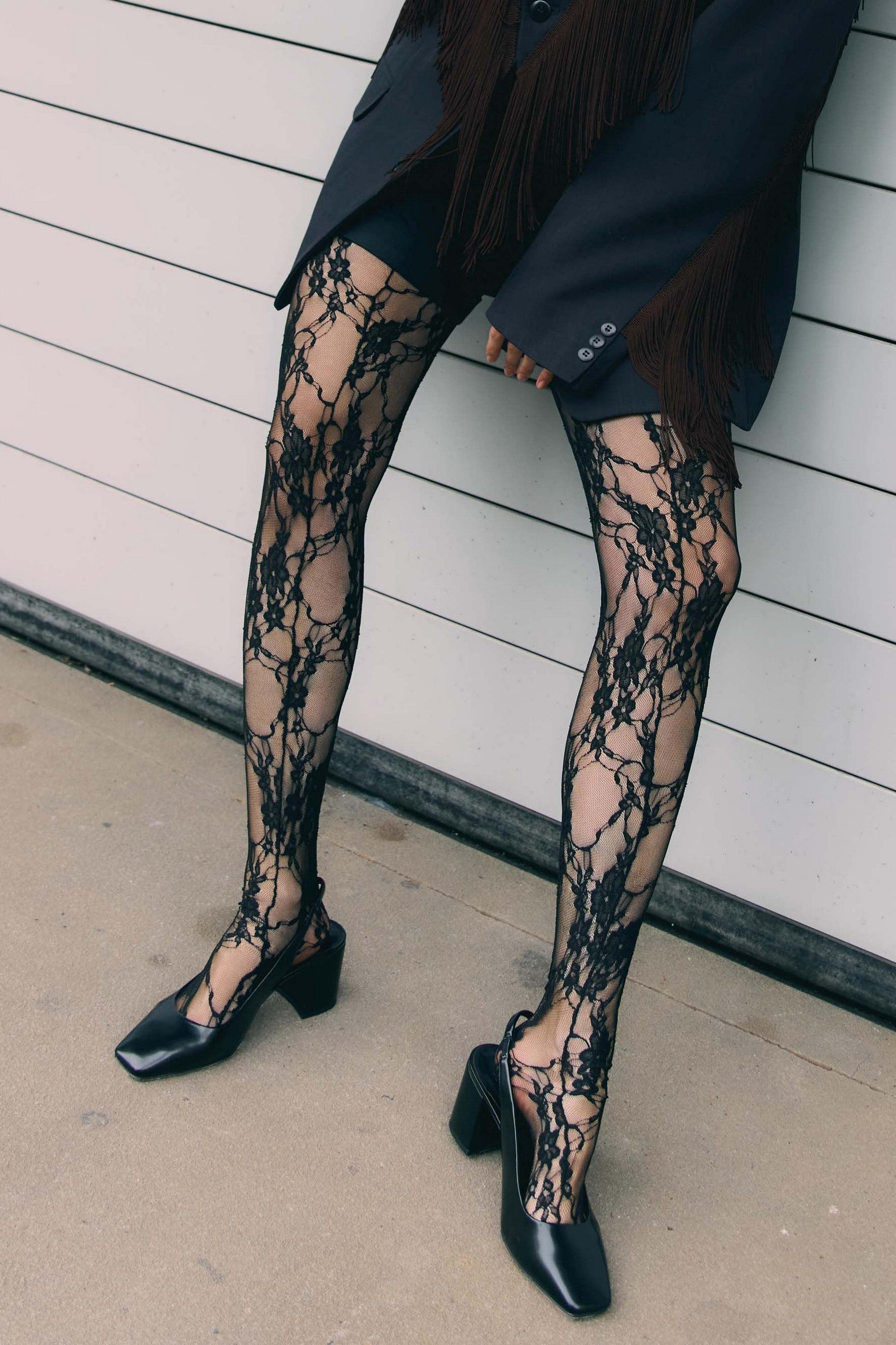 Кружевные колготки Donatella I5000