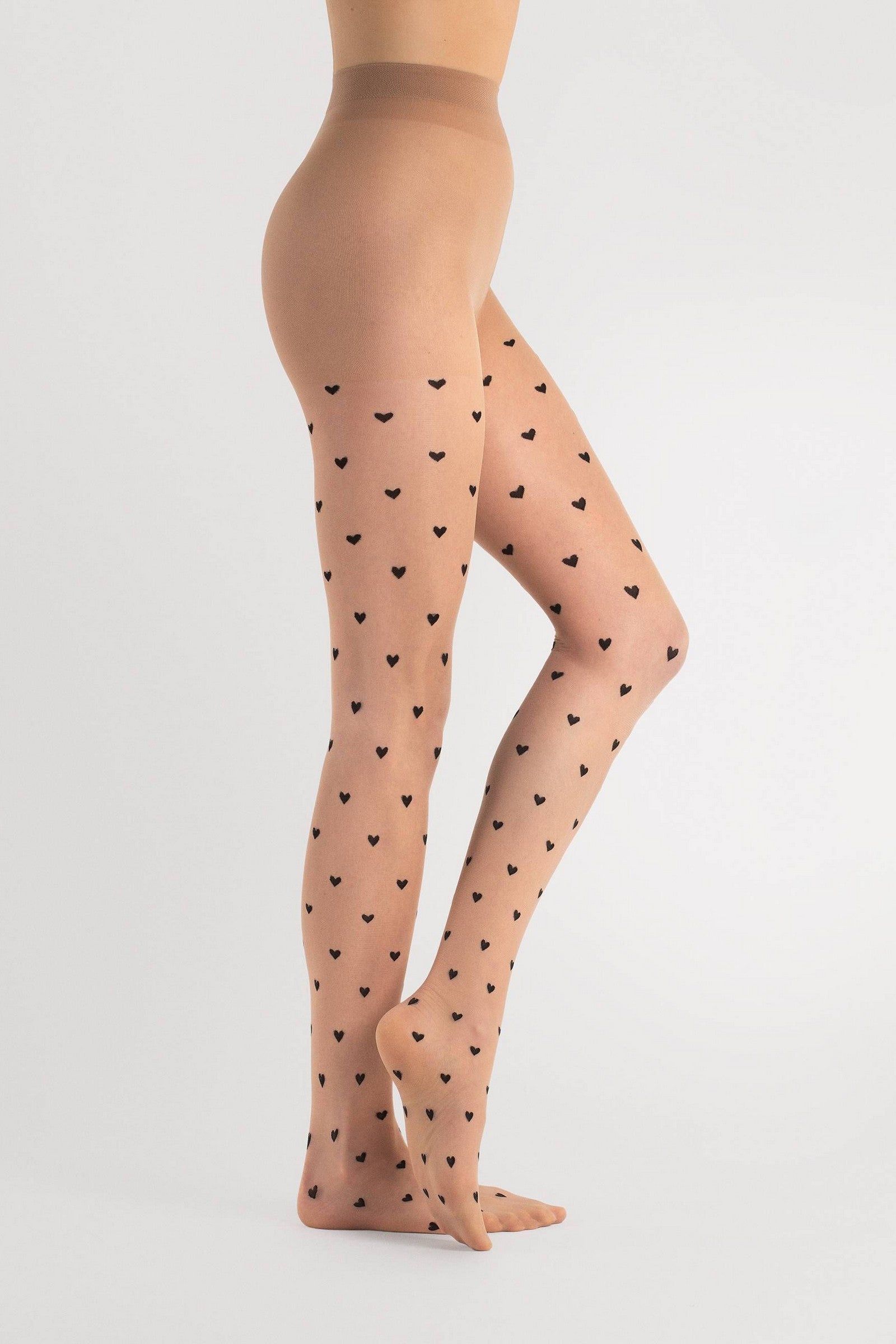 Колготки с сердечками Love Potion G5960 15d