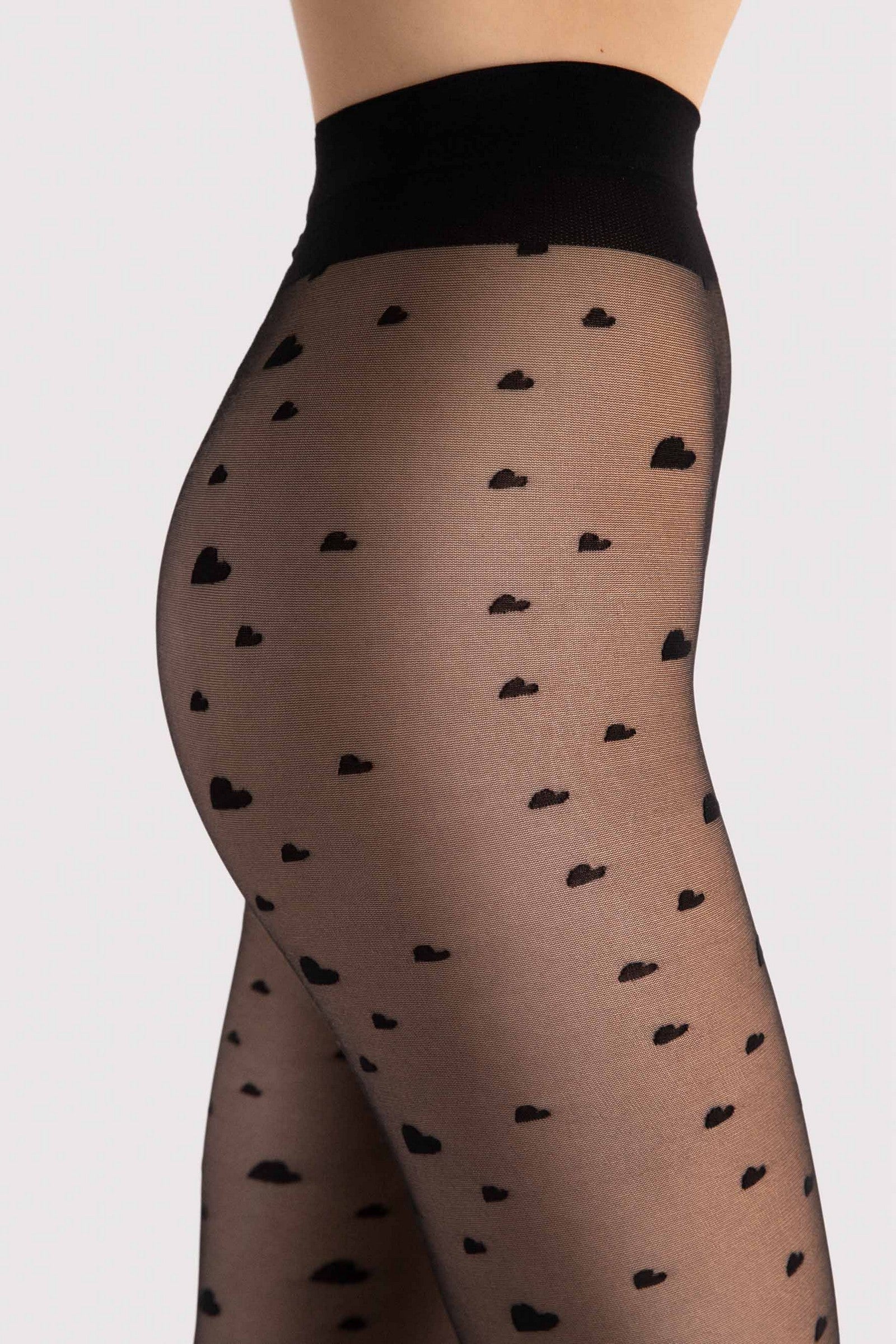 Колготки с сердечками G6063 Love Shower 20d