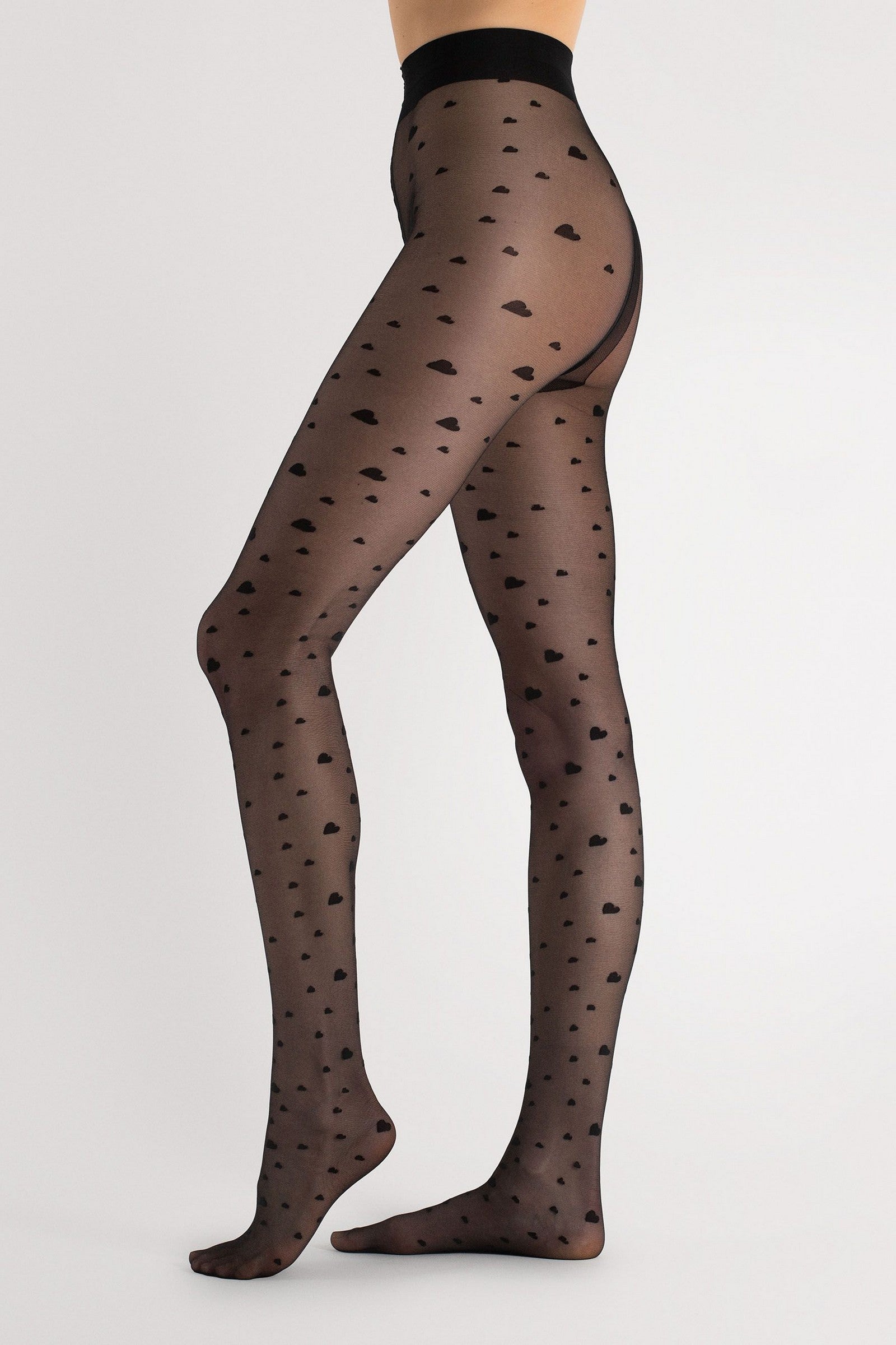 Колготки с сердечками G6063 Love Shower 20d
