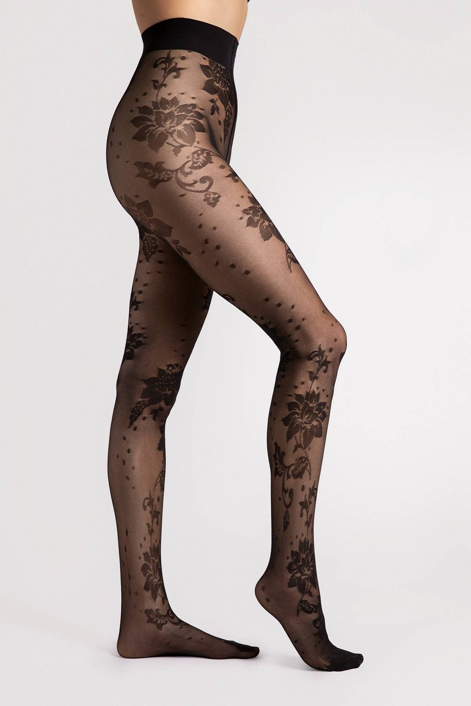 Колготки с цветочным узором Sharon G6020 30d
