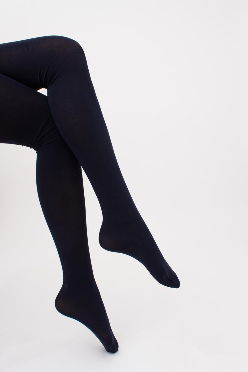 Хлопковые непрозрачные колготки Lucky cotton 200d