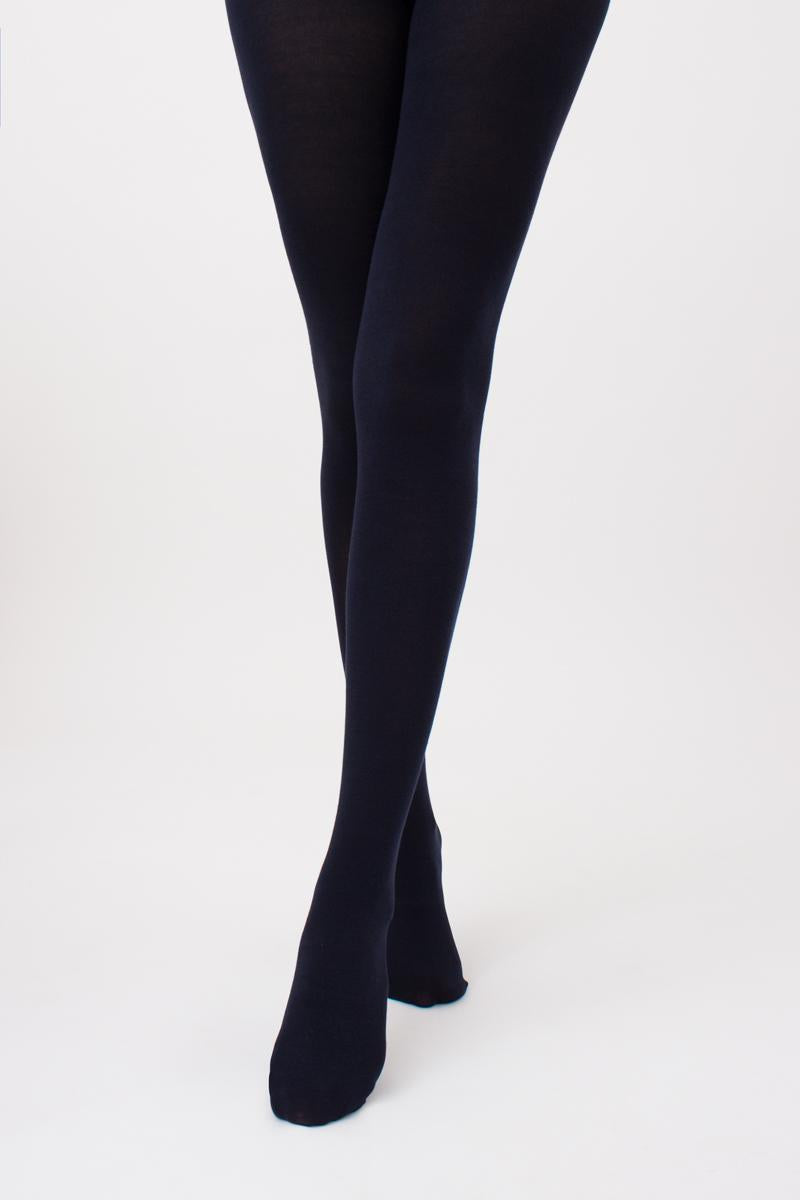 Хлопковые непрозрачные колготки Lucky cotton 200d