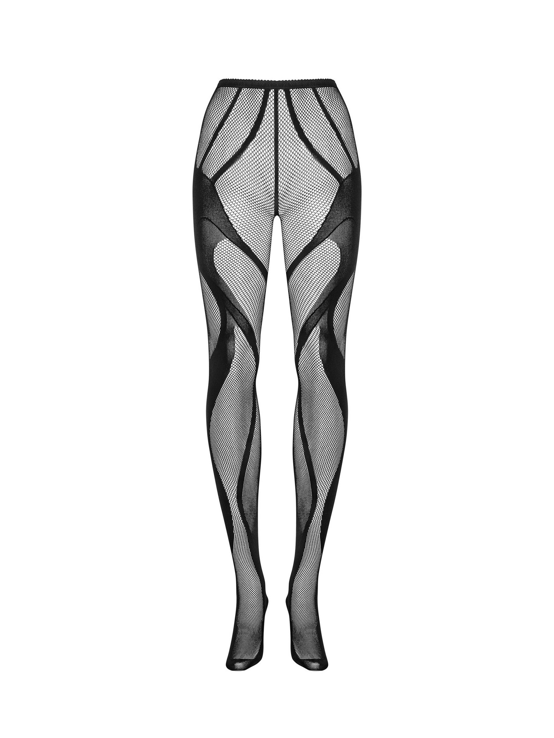 Колготки с разрезом на ягодицах S336