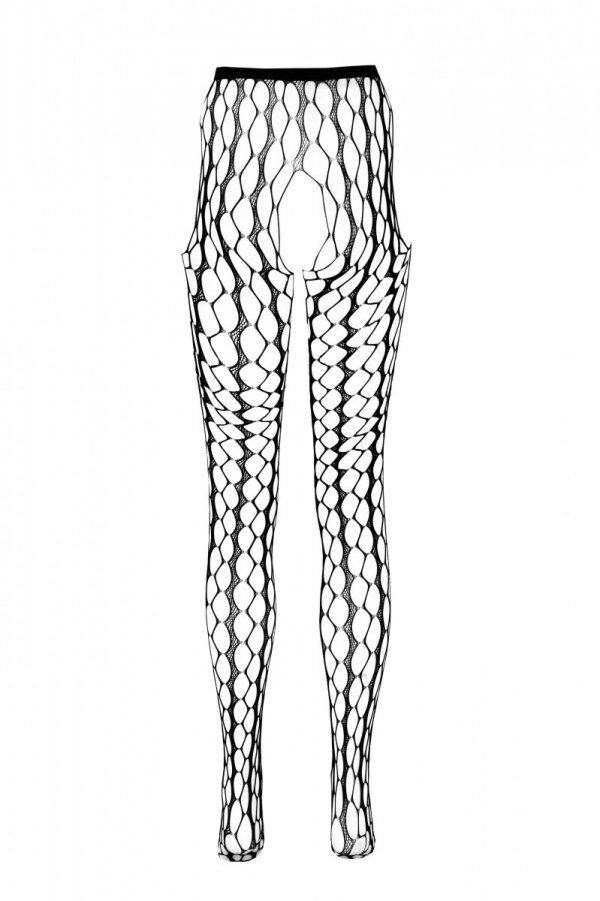 Эротические колготки с разрезом Eco S007 black