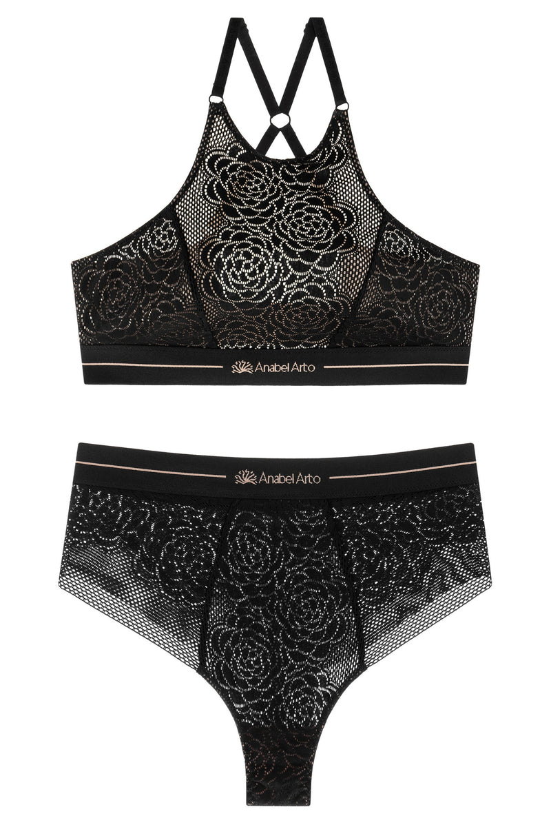 Мереживний комплект 8173-049/8173-25 01 black