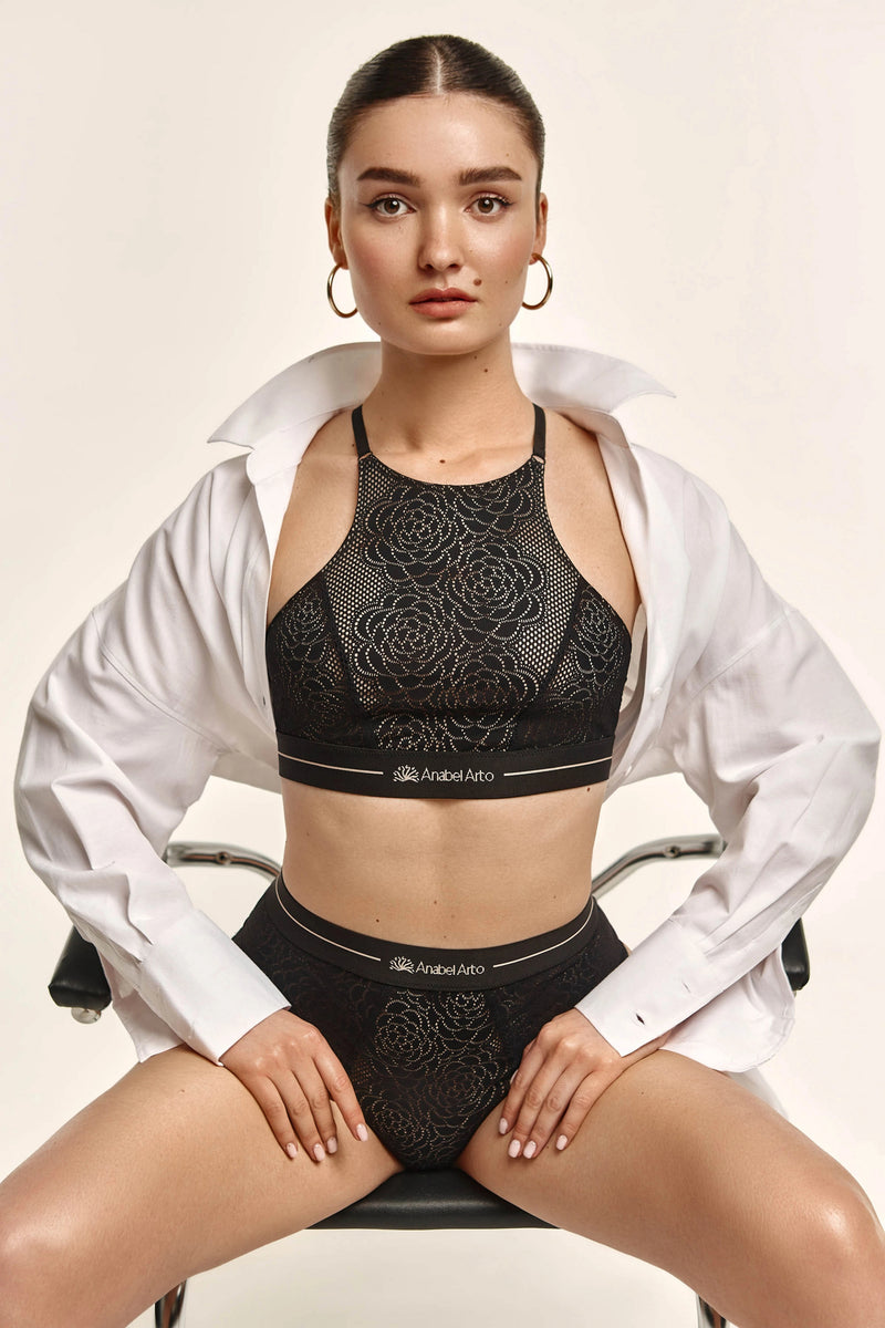 Кружевной комплект 8173-049/8173-25 01 black