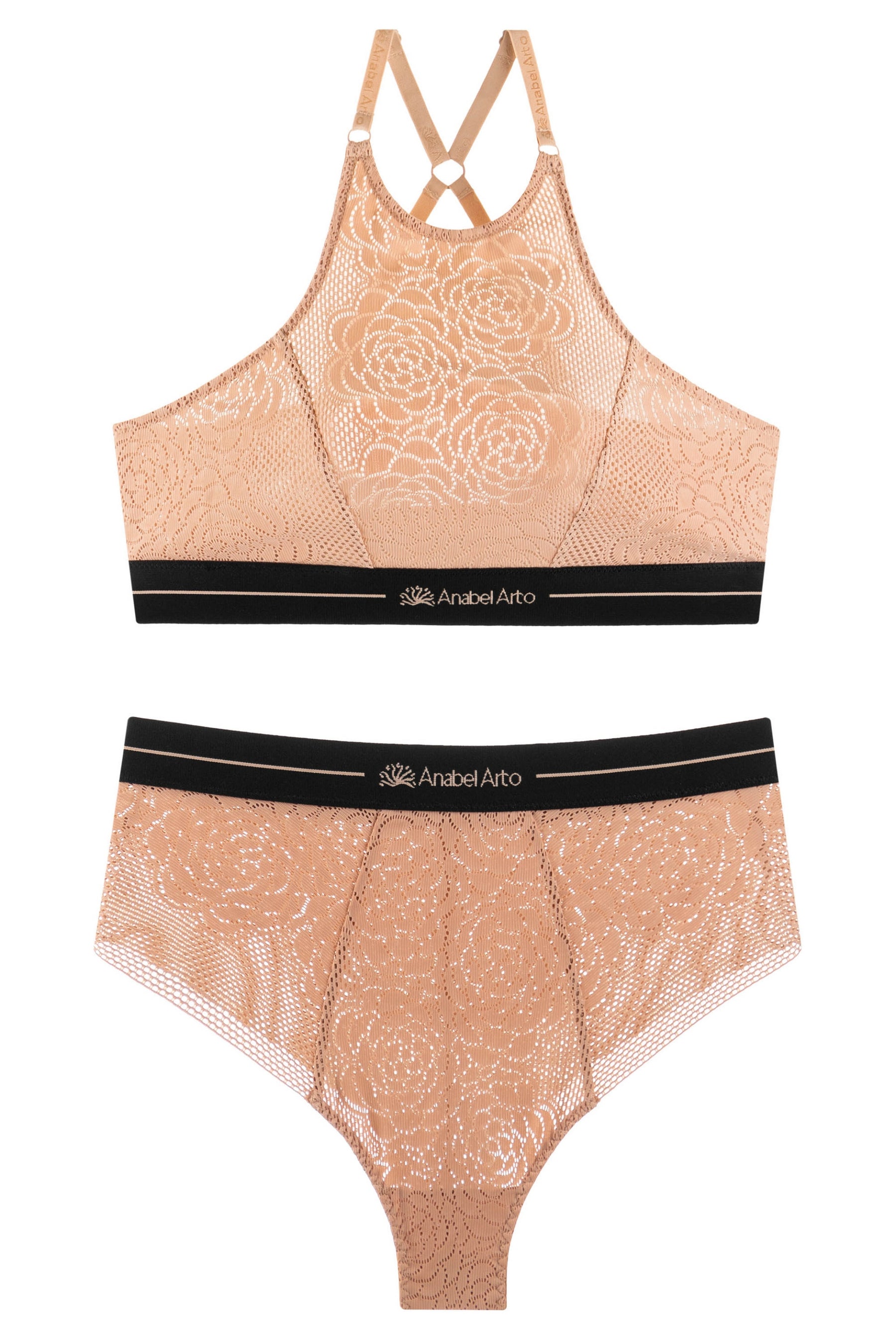 Мереживний комплект 8173-049/8173-25 04 beige