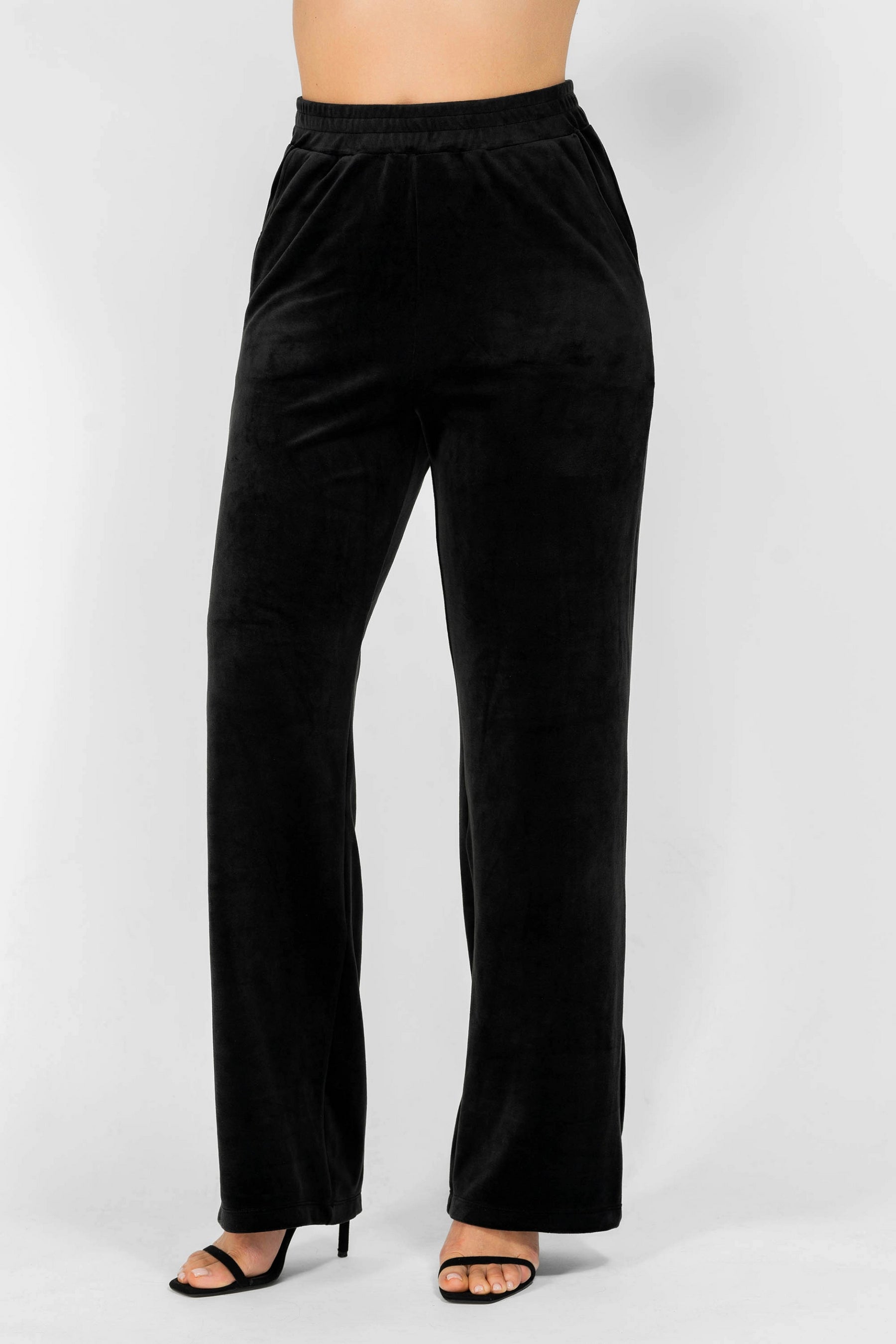 Велюровий домашній комплект 8181-6204 01 black