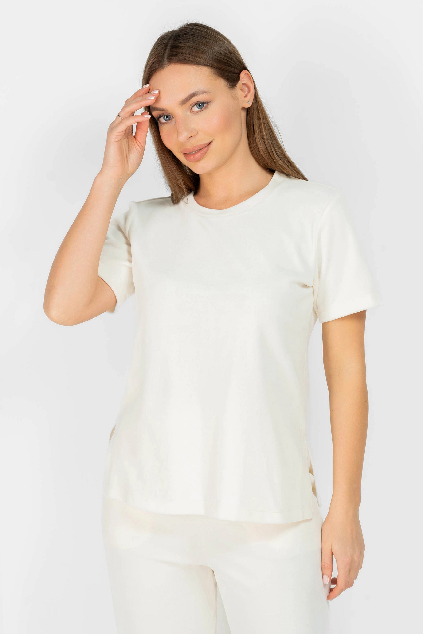 Велюровий домашній комплект 8181-6204 03 champagne