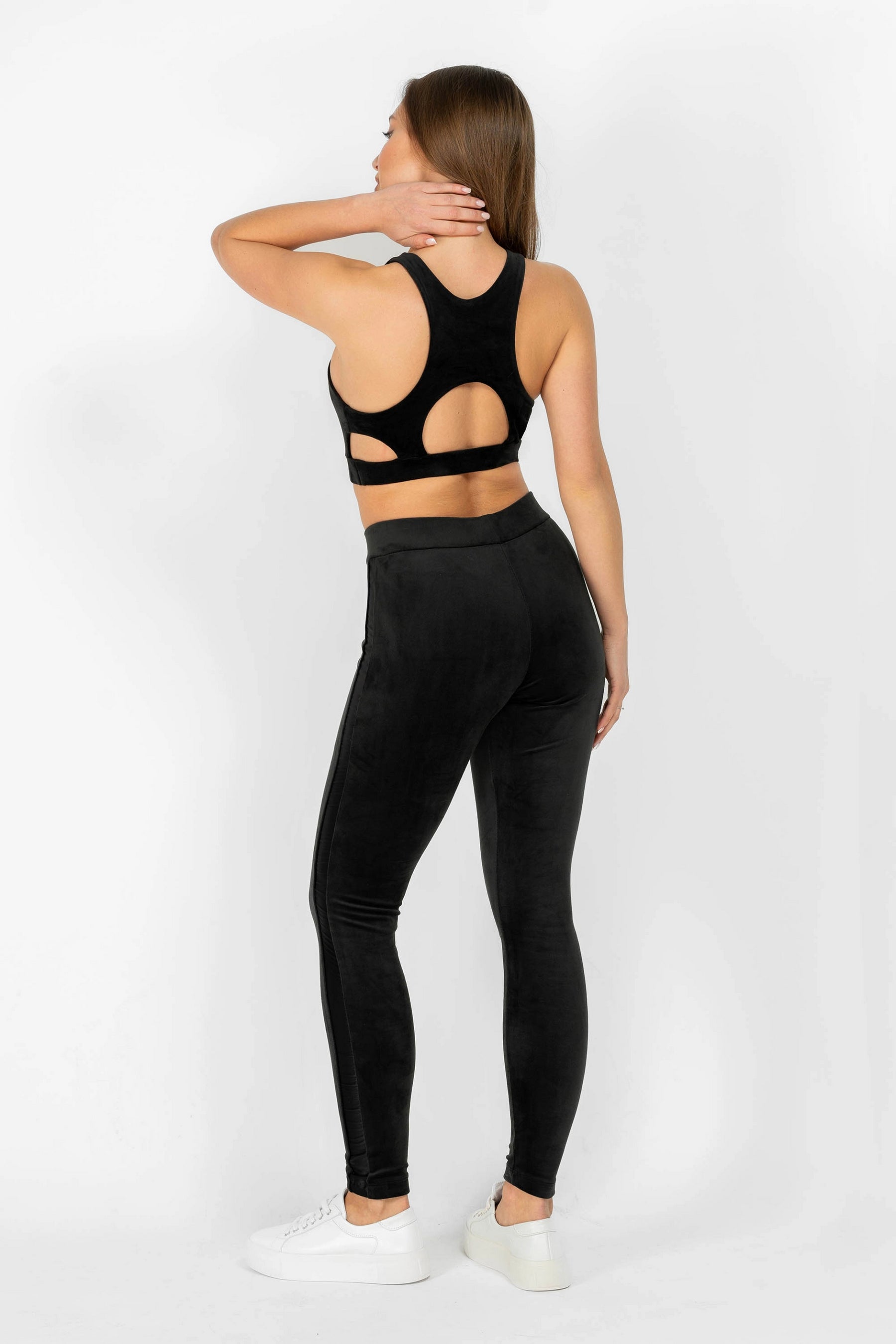 Велюрові легінси 8181-6227 01 black