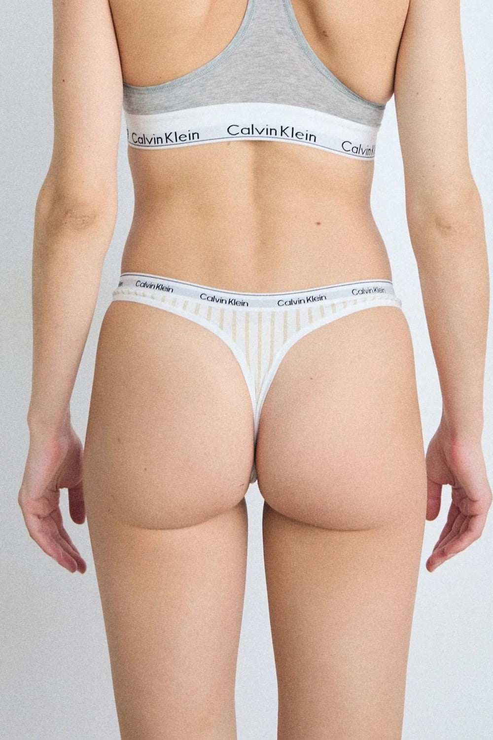 Хлопковий комплект білизни 724849224 white/green Calvin Klein