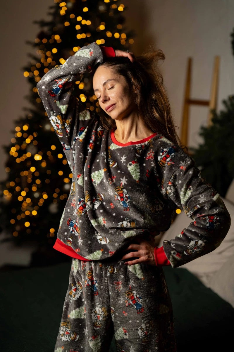 Домашний костюм из велсофта 25143