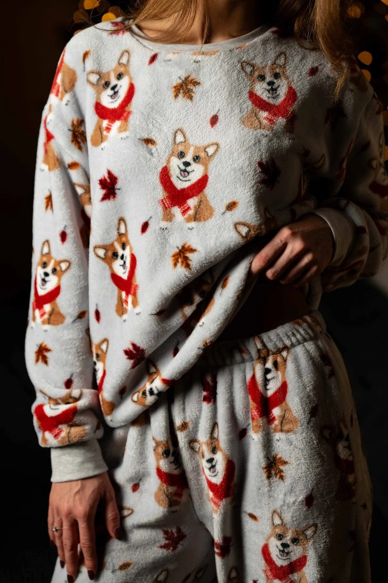 Домашній костюм з велсофту 25144