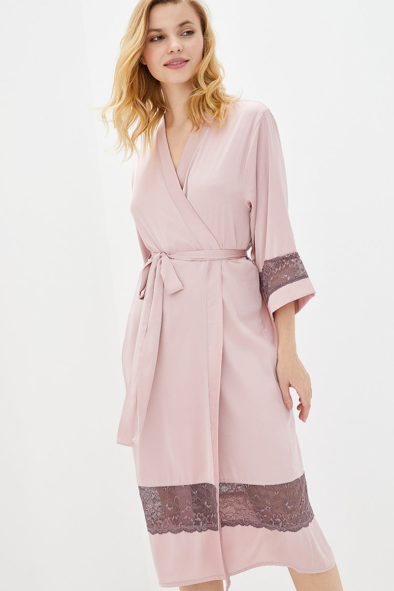 Комплект для дома с кружевом К929н rose