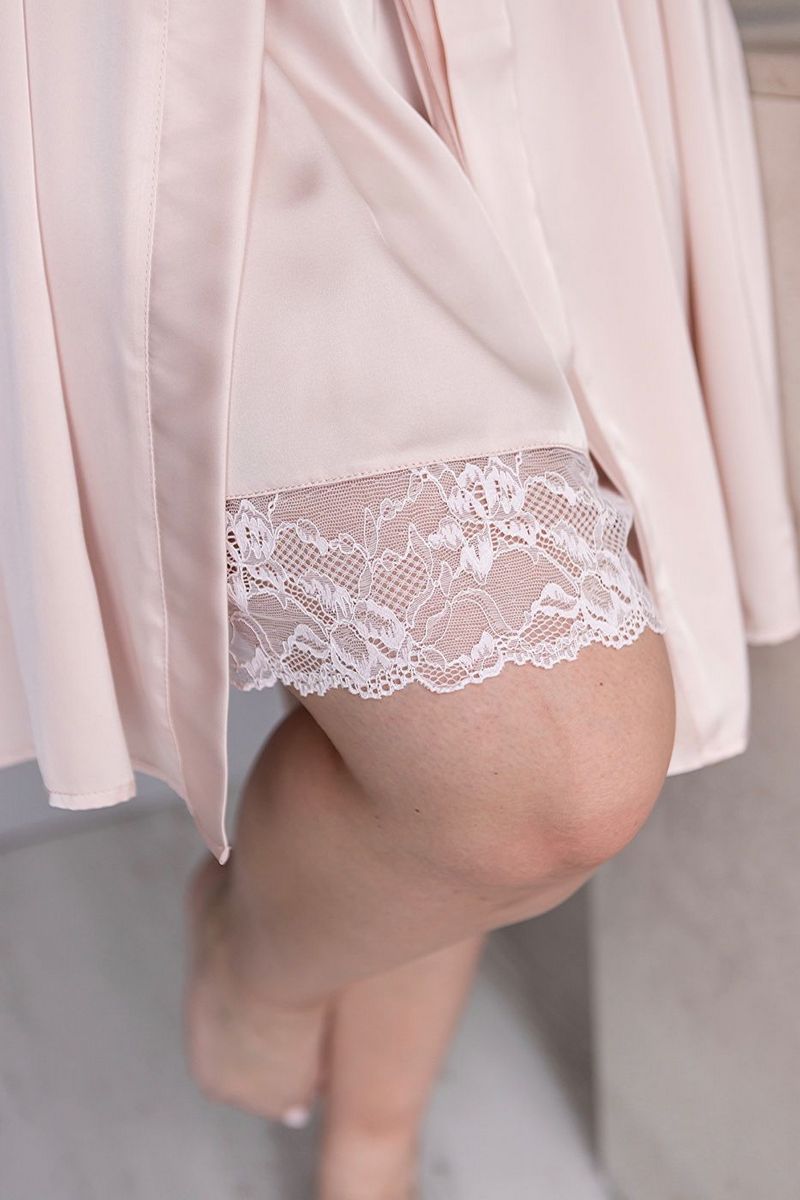 Комплект для дома с кружевом К930н mocco