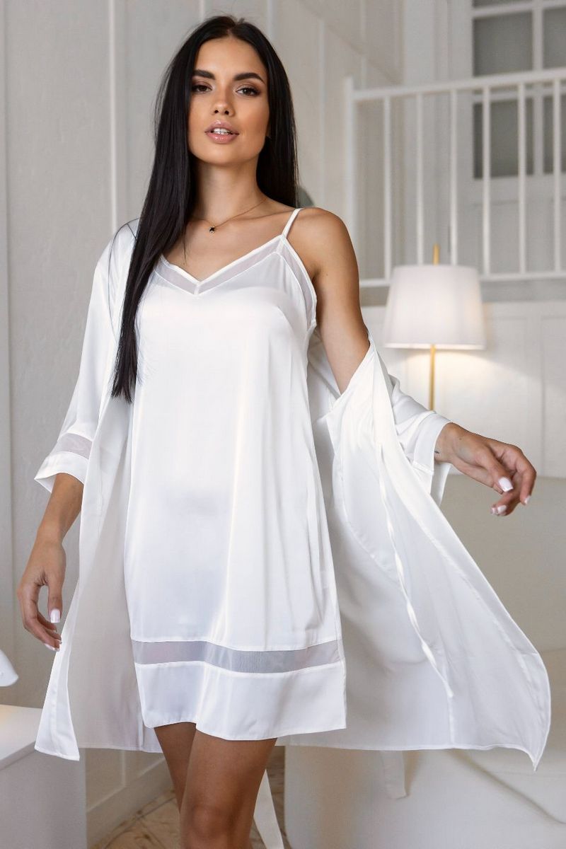 Комплект для дома с сорочкой Ка1091н ivory