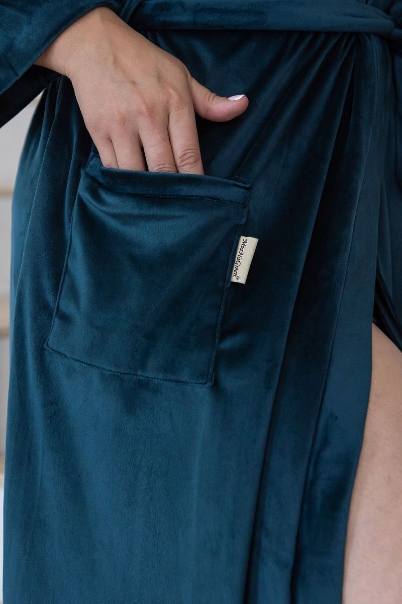 Велюровий комплект для дому Кб1550ш dark green