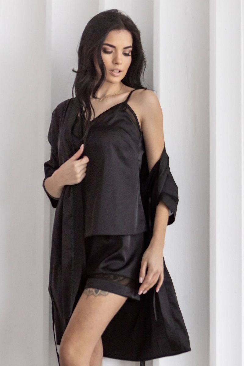 Комплект для дома с пижамой Кx1090п black