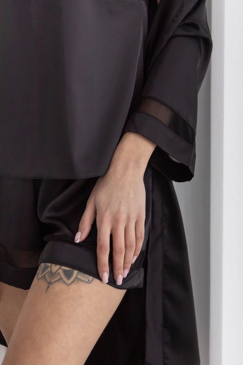 Комплект для дому з піжамою Кx1090п black