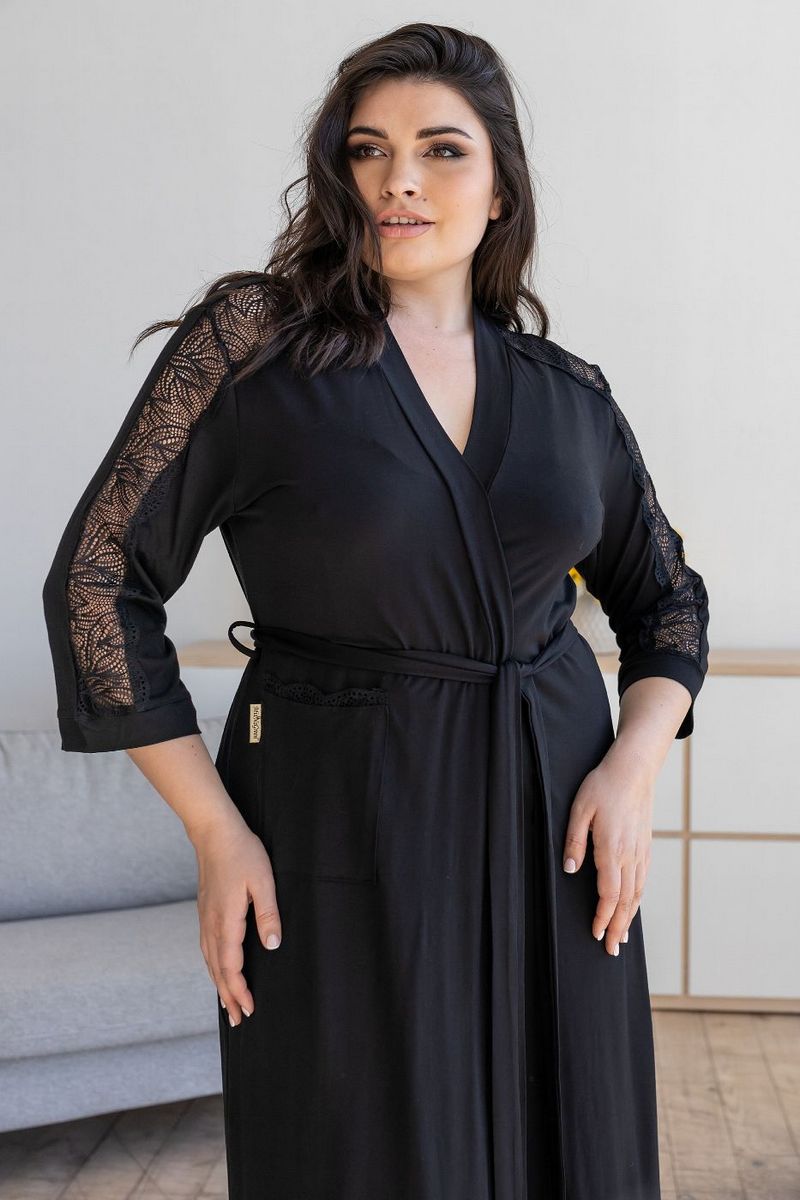 Комплект для дома из вискозы Кч1220Н black