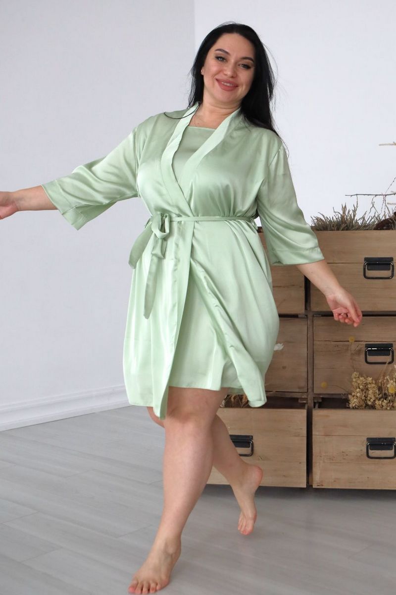 Комплект для дома с сорочкой Кф1021н pistachio